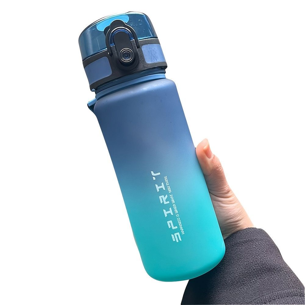Gradient Water Bottle Sports Water Bottle Men Water Bottle Women Water Bottle - Blue - Size 1000ML