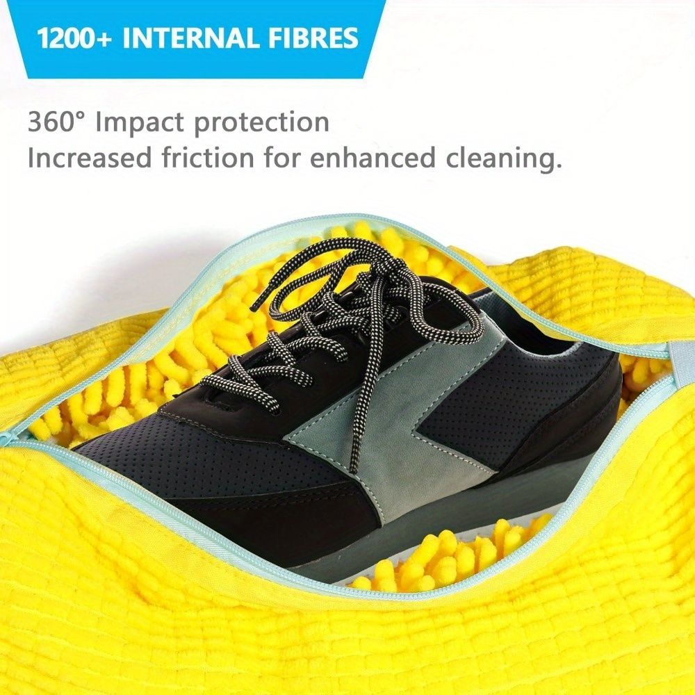 Shoe Washing Machine Bag Durable Shoe Bag Shoe Cleaning Accessory Sneakers - White - Size 001