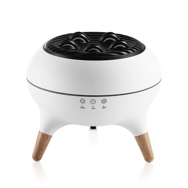 Jellyfish Aroma Diffuser Sound Pickup Diffuser Gradient Lighting Diffuser - White - Size 01