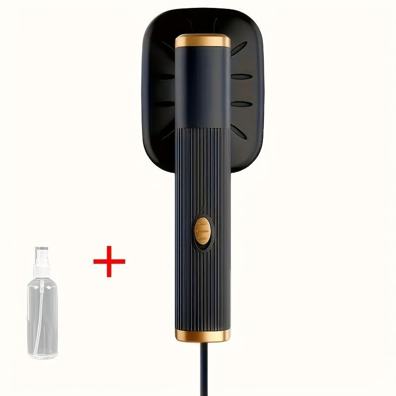 Portable Hand-Held Iron USB-Powered Iron Travel Mini Iron Fast Pre-Heating Iron - Black - Size 1020