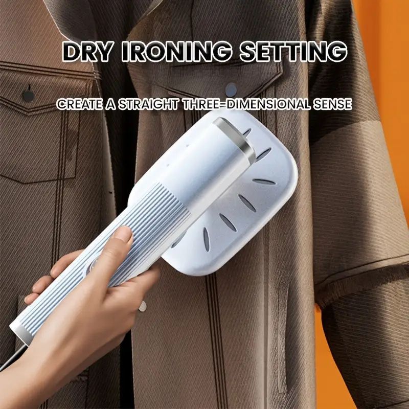 Portable Hand-Held Iron USB-Powered Iron Travel Mini Iron Fast Pre-Heating Iron - Black - Size 1020