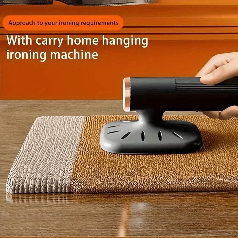 Portable Hand-Held Iron USB-Powered Iron Travel Mini Iron Fast Pre-Heating Iron - Black - Size 1020