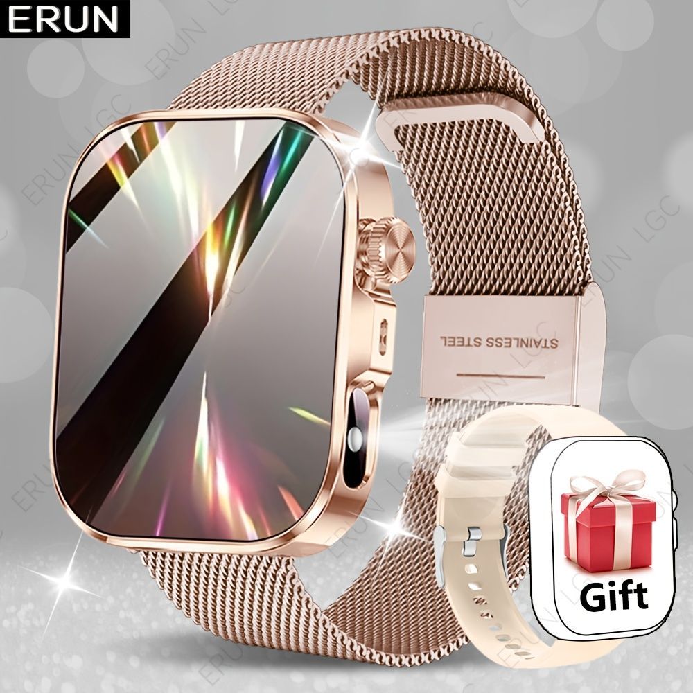 Unisex Smart Watch Stainless Steel Strap Fitness Tracker Call Reminder Message - Silver - Size 01