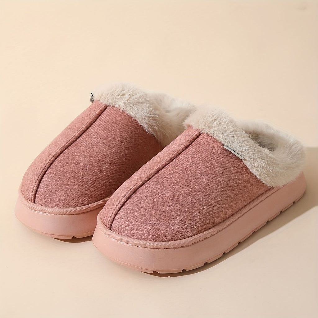 Women'S Furry Slippers Cosy House Shoes Australian Women’S Lounge Slippers Warm - Beige - Size 36