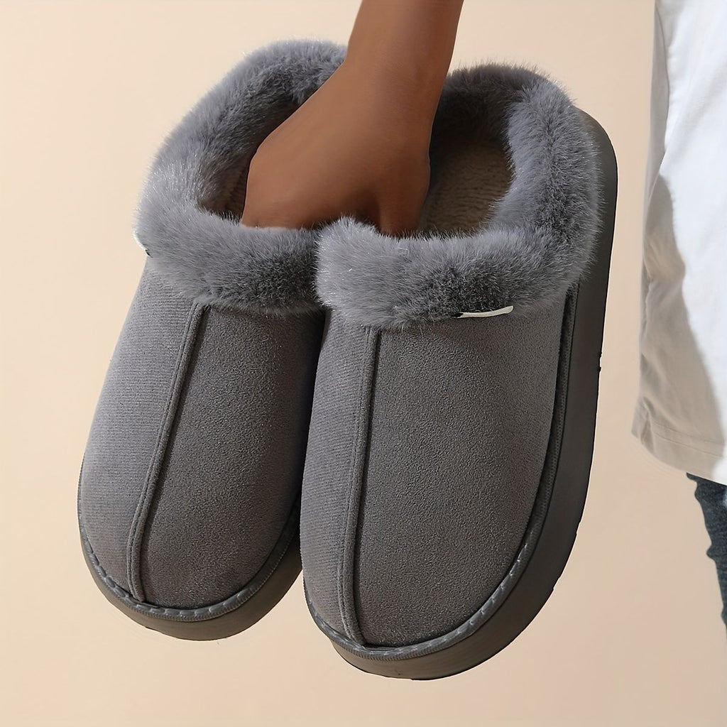Women'S Furry Slippers Cosy House Shoes Australian Women’S Lounge Slippers Warm - Beige - Size 43