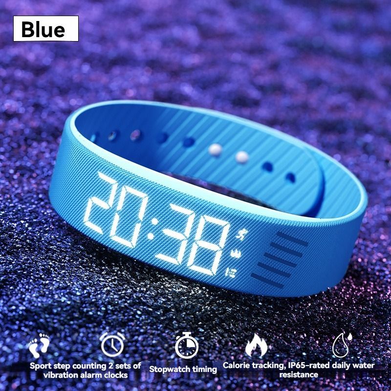 Women'S Watch Multifunctional Watch Alarm Watch Pedometer Watch Timer Watch - White - Size 01