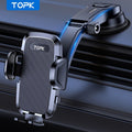 TOPK Car Phone Holder with Strong Suction and Adjustable Arm