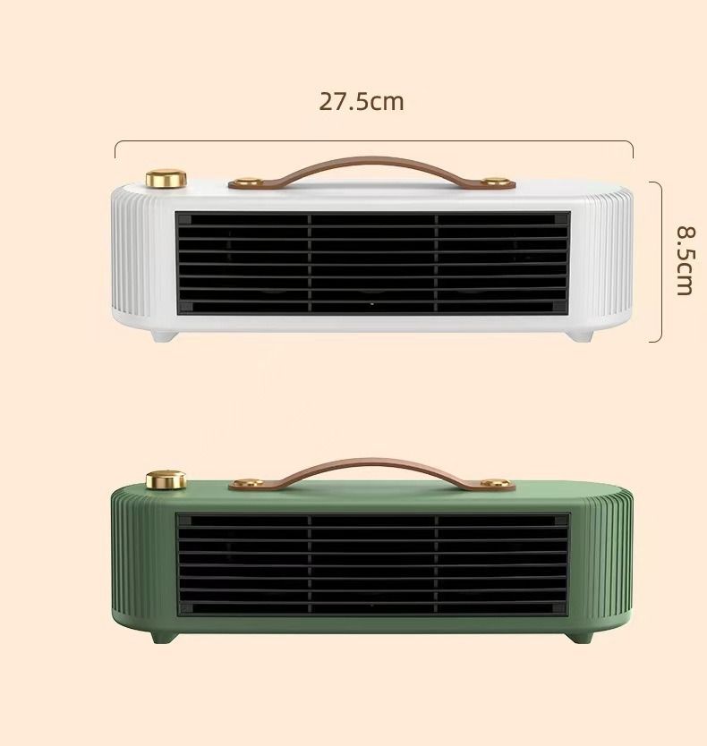Desktop Ceramic Fan Heater Portable Mini Electric Heater Quiet Energy Saving
