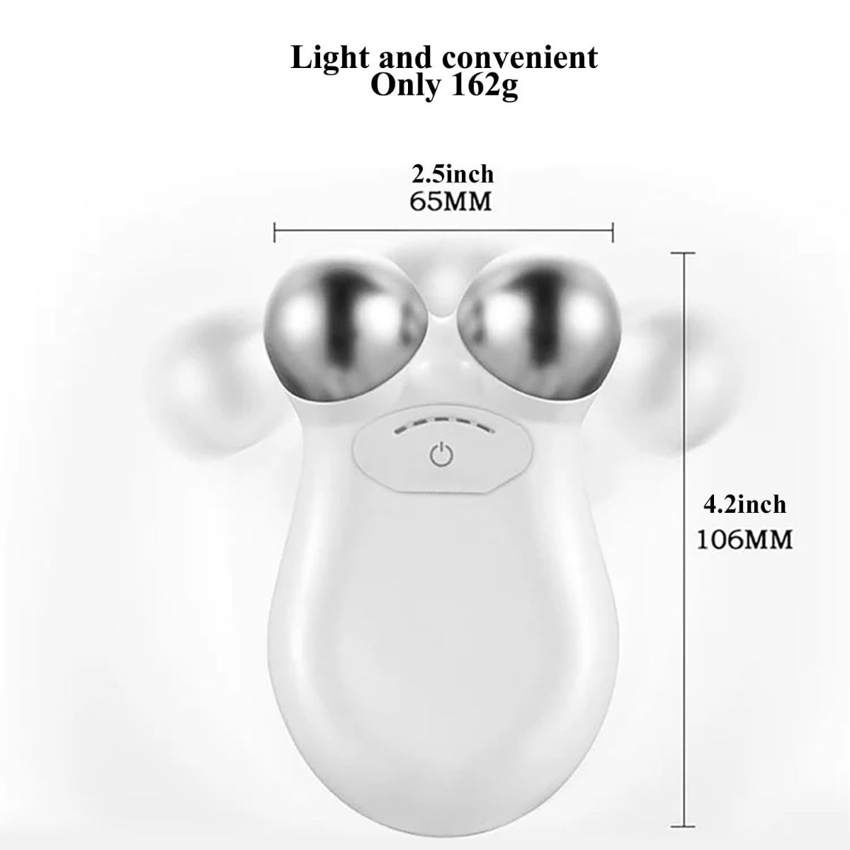 Microcurrent Facial Device,Enhances The Ability to Lift The Face and Tighten The Skin,Facial Wrinkle Equipment - Pink - Size 106mm