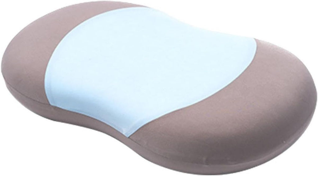 Soft and Comfortable Cat Belly Pillow Home Memory Foam Pillow Cervical Deep Sleep Memory Pillow High Pillow - Sky Blue - Size 55 * 35 * 11cm