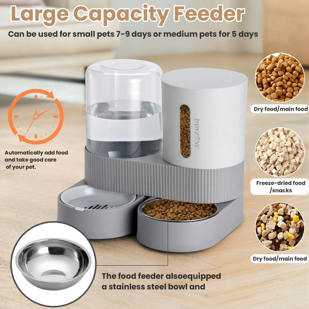 Cat Automatic Water Dispenser Cat Automatic Food Dispenser Cat Feeding Set Cat