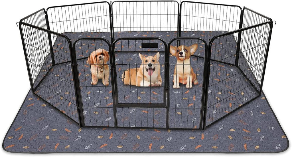 Reusable Dog Urine Pads Dog Pee Pads Absorbent Dog Pads Dog Training Pads - Dark Gray / 72in*72in