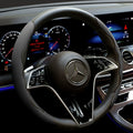 2Pcs Soft Breathable Anti-Slip Faux Leather Steering Wheel Protector Car Cover- Black