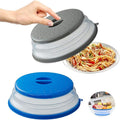 Foldable Microwave Cover, 2 Pieces Foldable Microwave Cover, Food Heating Cover Microwave Splatter Cover With Steam