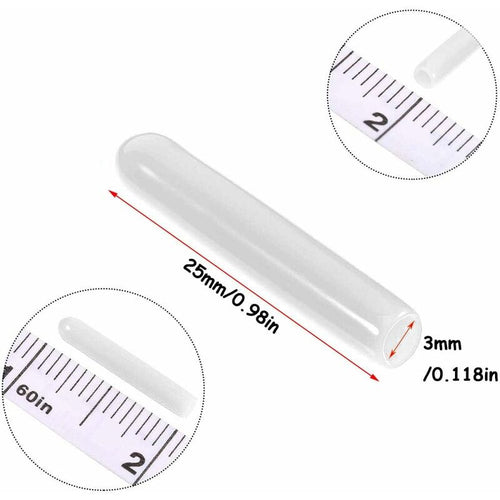 120 Pieces Dishwasher Caps, Inner Diameter 3Mm Pvc Protective Cover, Dish Basket, 325Mm (White)