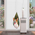 Energy-saving waterproof air conditioning door seal with zipper, easy to handle protective balcony door seal