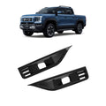 Side Fender Marker Light Covers for BYD Shark 6 Carbon Fibre Finish Pair