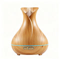 Light Wood Aroma Diffuser 400 ml, Ultrasonic Aromatherapy Humidifier