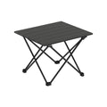 Folding Camping Table 40 cm, Roll-Up Aluminum Picnic BBQ Outdoor Table