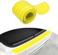 Yellow Universal Car Bumper Protection Strip Scratch Resistant Anti Slip, 104 x 9 cm