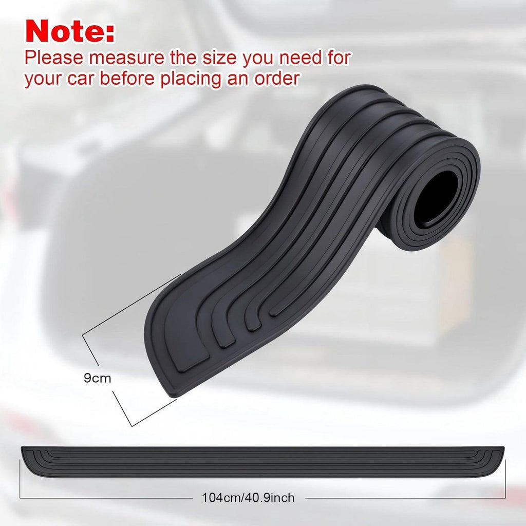 Green Universal Car Bumper Protection Strip Scratch Resistant Anti Slip, 104 x 9 cm