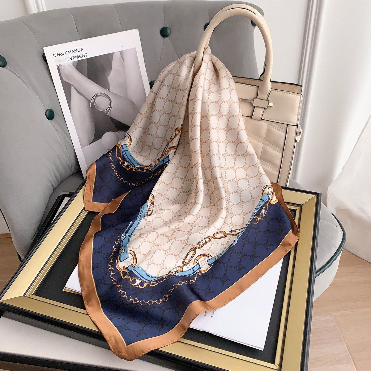 Womens Satin Shawl Scarf Wrap All Season