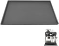 Silicone mat under coffee maker - 48x30cm - non-slip mat for coffee maker - barista accessories - grey
