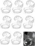 Gas Stove Knob Protective Cover - 8 Pieces - Universal - Plastic Knob Cover - Suitable for Gas Stove, Gas/Electric Stove, Electric Oven, Induction Stove, Gas BBQ, Hob - Kitchen Utensils - Transparent - Child Safety