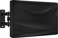 Outdoor TV case 55-58 inch - TV screen protector - waterproof and weatherproof outdoor flat screen case - 210D fabric - 55.1 x 5.9 x 35.4 inches - black