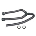 Washing Machine PVC Y-Shaped Drain Hose 1m Pipe Connector