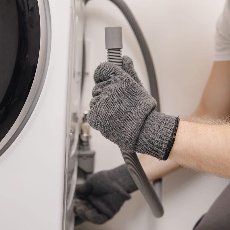 Washing Machine Dryer Drain Hose Extension Connection 2m Compatible with DEBUNS
