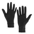 Copper Fiber Compression Gloves for Touchscreen Use, Warm Non-Slip Silicone Palm for Outdoor Sports Fitness Riding Cycling, Size M for Arthritis Support
