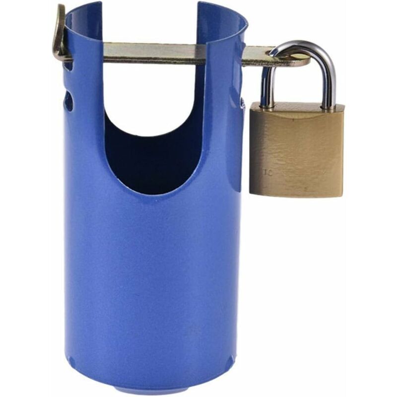 Lock Tap Faucet Lock Anti-theft Protection Cover Premium Metal Iron Multi-function Outdoor Garden Kitchen, outdoor faucet protection