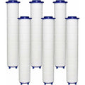 Filter Shower Head 6 PP Cotton Filters, PP Cotton Filter Element for Shower Head and Ionic Filter, for Rain Shower Head
