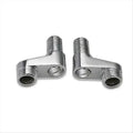 2-Pack Bathtub Faucet Adapter, Adjustable Swing Arm, 20/25 mm Brass Mixer Connector, Chrome/Starlight Finish Options