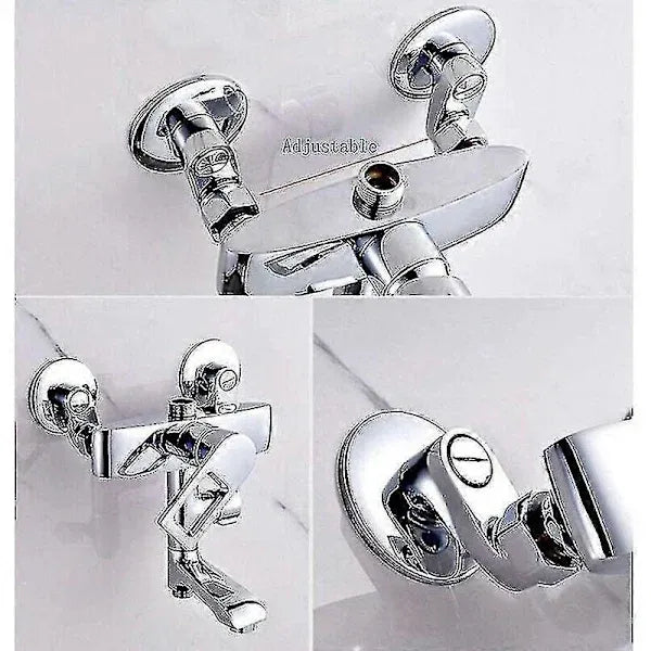 2-Pack Bathtub Faucet Adapter, Adjustable Swing Arm, 20/25 mm Brass Mixer Connector, Chrome/Starlight Finish Options
