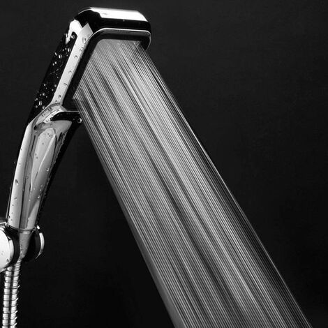 High Pressure Shower Head Chrome 300-Hole Water-Saving Pressurised Bathroom Spray