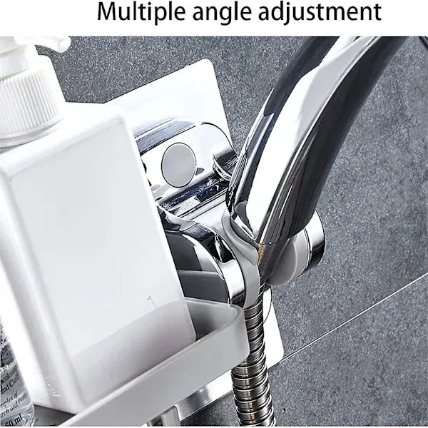 Hand Shower Holder Without Drilling Strong Adhesive Hand Shower Adjustable Angle (, waterproof protection, adjustable shower positioning