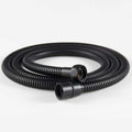 Stainless Steel Shower Hose, Kink-Resistant and Explosion-Proof, Brass Fittings, G1/2 Thread, 1.5 m Hose Length, Matte Black Finish