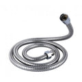 3 m Stainless Steel Shower Hose, Flexible Bathroom Hose with 300 x 2 cm Overall Size, Hot and Cold Water Use, Chrome Finish