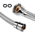 80 cm Stainless Steel Flexible Shower Hose for Bathroom, 1/2 Inch Interface, Replacement Water Connection Hose