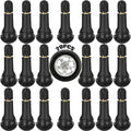 Valves 20 pieces Tr413 valve tire rim rubber short for car tires bicycle motorcycle, Easy to Use, Good Performance