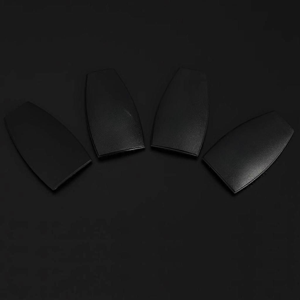 Heavy Duty Car Key Rear Cover Replacement for  S300 S350 E260 C200 GLK300 ML350 B200 Key Case, Made of Pvc, Black Color