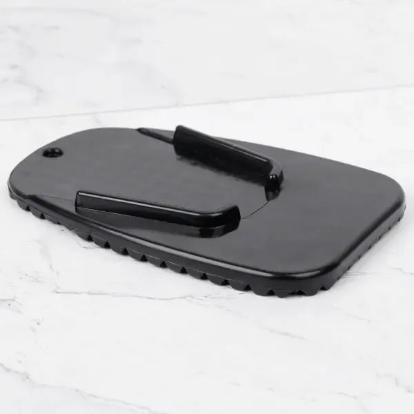 Motorcycle Outdoor Parking Stand Side Support Flat Pad Base Replacement for  Yamaha for Ha, Made of Plastic, Black Color