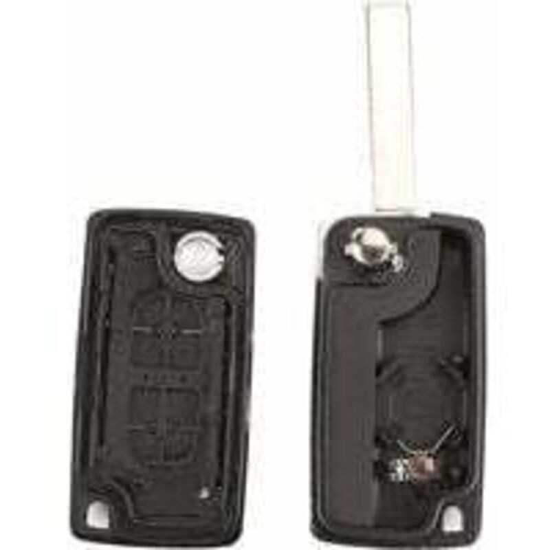 Folding car key shell, suitable Replacement for  2 or 3 buttons, for Peugeot and Citroen, remote control CE0523-CE0536