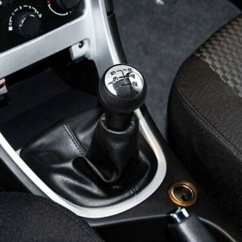 Replacement Speed Manual Gear Shift Knob for Peugeot 106 107 205 207 306 307 308 405 406 407 607 / CITROEN C2 C3 C4 Picasso - Black & Silver.