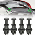 Replacement 4pcs rear parcel shelf mounting clips audi a3 s3 q5 sq5 vw golf r32 gti tiguan polo black, Made of Plastic
