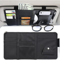 Car Interior Pocket Car Sun Visor Organizer Car Sun Visor Storage Car Sun Visor Clip Organizer Used for Credit Cards, Made of Glass