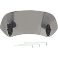 Motorcycle Windshield-Adjustable Clip On Windscreen Wind Deflector Windshield Accessories for Motorcycle Tawny, Made of Acrylic
