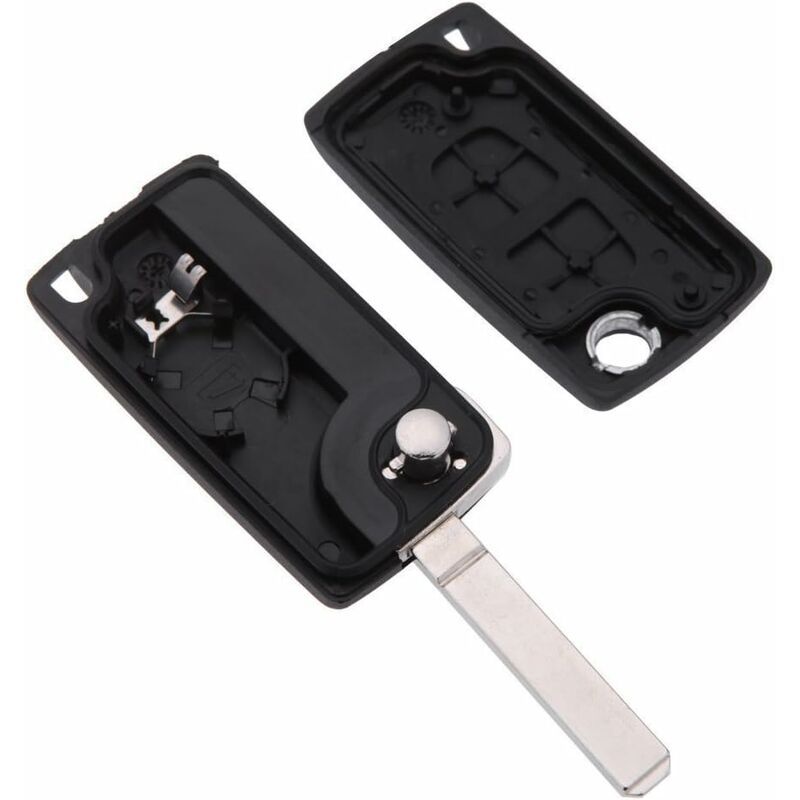 Key Shell, Peugeot Key Case Pouch Protective Cover Replacement for  Peugeot 207 307 308 ce0536, Made of Plastic